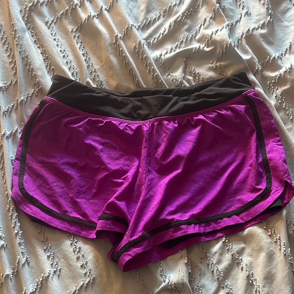 Victoria's Secret Athletic Shorts in Purple and Black